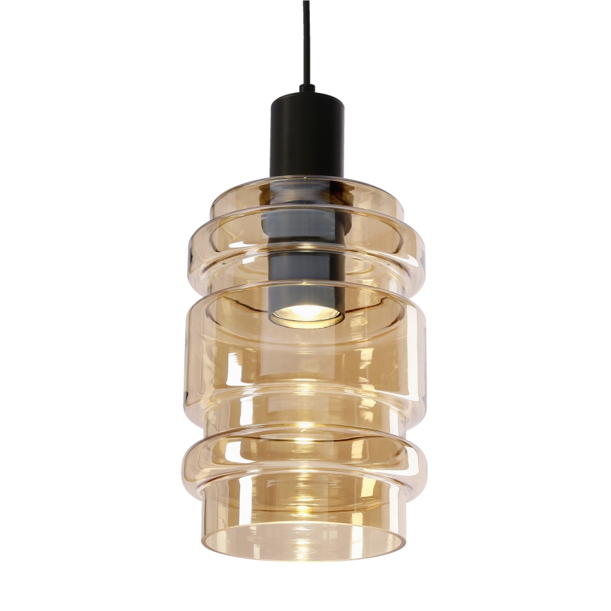 Suspension RADON 1xE27/40W/230V beige fumé