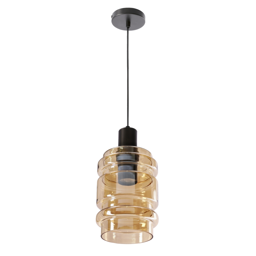 Suspension RADON 1xE27/40W/230V beige fumé