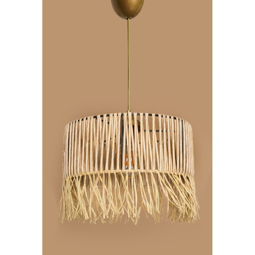 Suspension RIMINI 1xE27/40W/230V beige