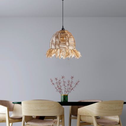 Suspension RUYO 1xE27/40W/230V marron