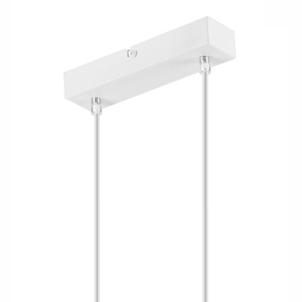 Suspension à câble SIMON 2xE27/60W/230V blanc/hêtre