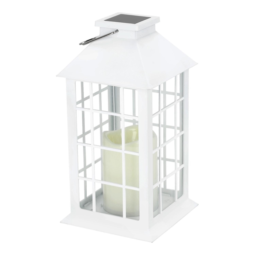 Suspension solaire LED/0,02W/1,2V 1xAA 2700K IP44 200 mAh blanc