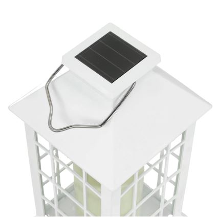 Suspension solaire LED/0,02W/1,2V 1xAA 2700K IP44 200 mAh blanc