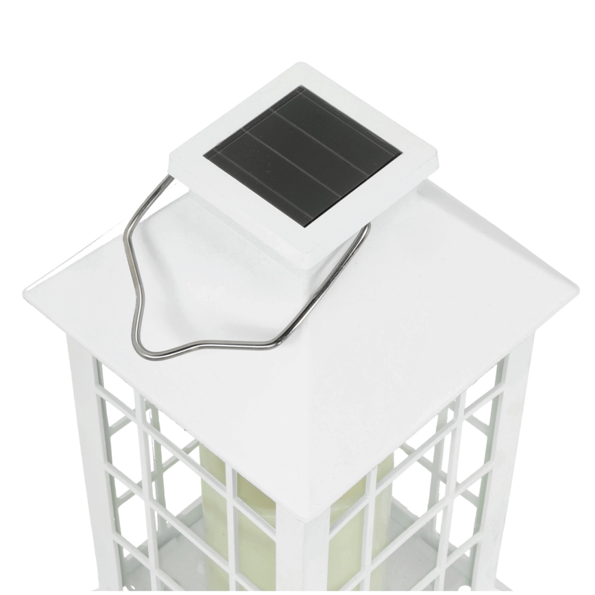 Suspension solaire LED/0,02W/1,2V 1xAA 2700K IP44 200 mAh blanc