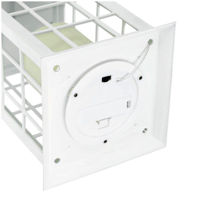 Suspension solaire LED/0,02W/1,2V 1xAA 2700K IP44 200 mAh blanc