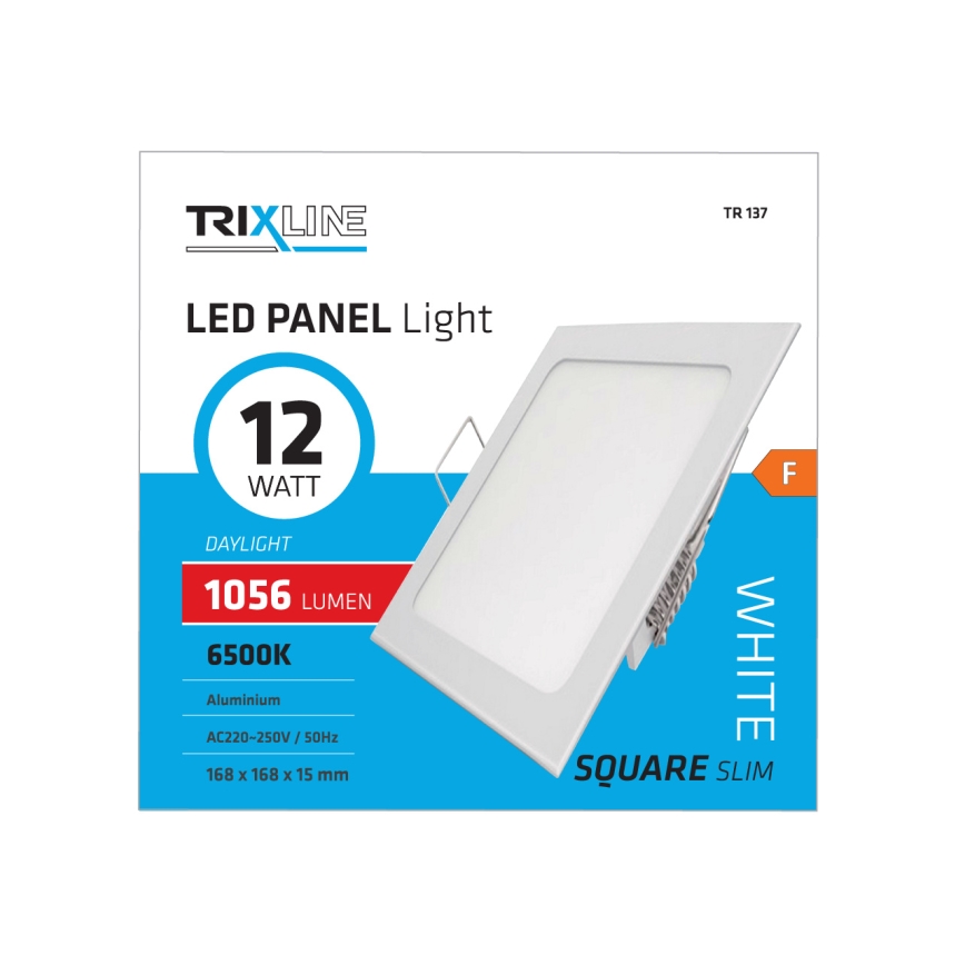 Suspension SQUARE LED/12W/230V 6500K