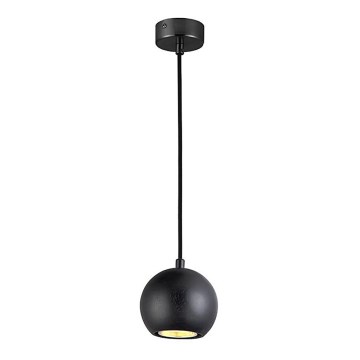 Suspension sur câble 1xGU10/10W/230V Ø 11 cm bois massif/frêne