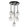 Suspension sur câble 7xE27/40W/230V chrome brillant