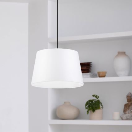 Suspension sur câble AIDA 1xE27/60W/230V Ø 25 cm chêne/noyer/blanc