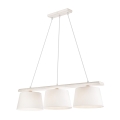 Suspension sur câble AIDA 3xE27/60W/230V chêne