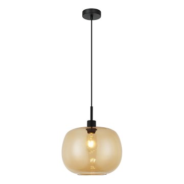 Suspension sur câble ALAN 1xE27/40W/230V beige fumé/noir