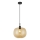 Suspension sur câble ALAN 1xE27/40W/230V beige fumé/noir