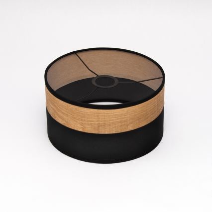 Suspension sur câble ALBA 1xE27/15W/230V Ø 25 cm noir/marron