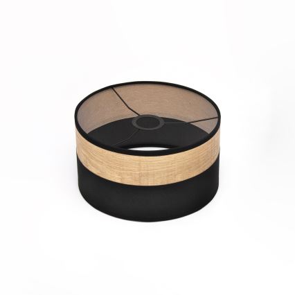 Suspension sur câble ALBA 1xE27/15W/230V Ø 25 cm noir/marron