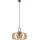 Suspension sur câble AMAYA 1xE27/15W/230V doré/beige fumé