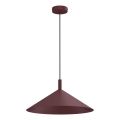 Suspension sur câble ANEGA 1xGX53/15W/230V Ø 40 cm bordeaux