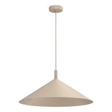 Suspension sur câble ANEGA 1xGX53/15W/230V Ø 50 cm beige