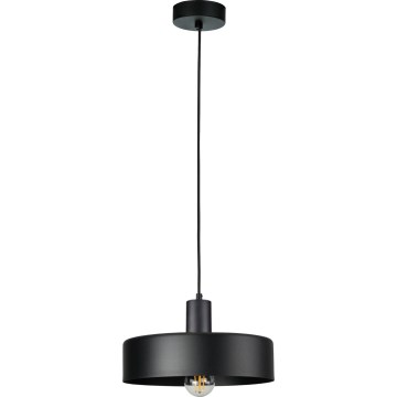 Suspension sur câble ARCANE 1xE27/60W/230V noire