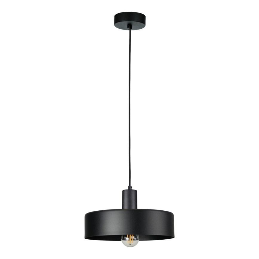Suspension sur câble ARCANE 1xE27/60W/230V noire