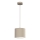 Suspension sur câble ARDEN 1xE27/15W/230V Ø 18 cm beige