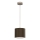 Suspension sur câble ARDEN 1xE27/15W/230V Ø 18 cm beige/marron