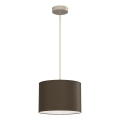 Suspension sur câble ARDEN 1xE27/15W/230V Ø 25 cm beige/marron
