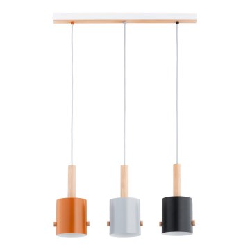 Suspension sur câble ASLI 3xE27/15W/230V multicolore