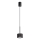 Suspension sur câble AURA 1xGX53/10W/230V, noire