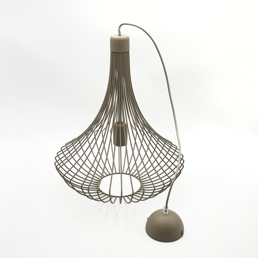 Suspension sur câble BALERINA 1xE27/15W/230V beige