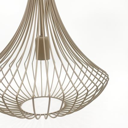 Suspension sur câble BALERINA 1xE27/15W/230V beige