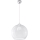 Suspension sur câble BALL 1xE27/15W/230V Ø 30 cm transparente