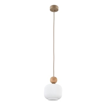 Suspension sur câble BALLO 1xE14/10W/230V beige