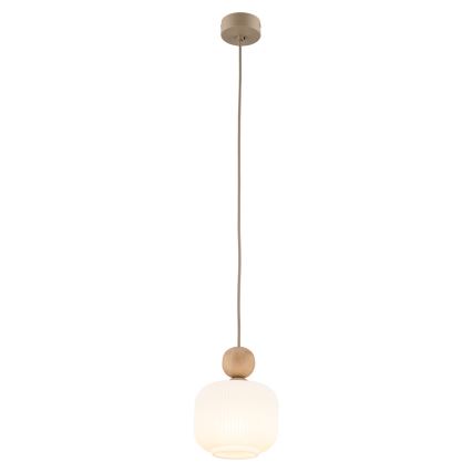 Suspension sur câble BALLO 1xE14/10W/230V beige