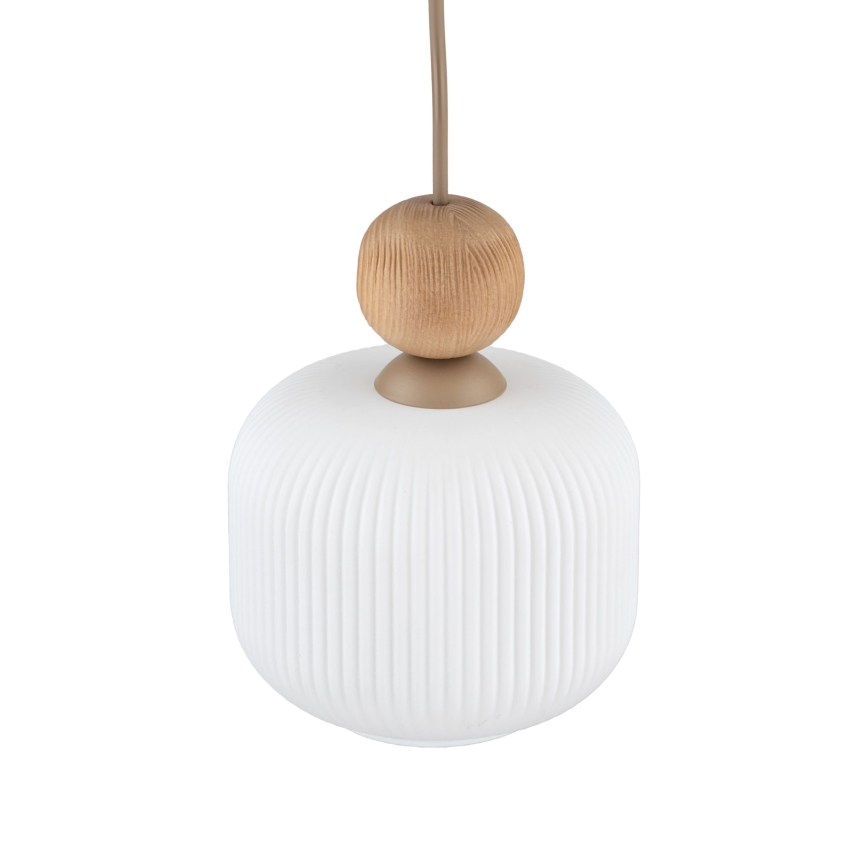 Suspension sur câble BALLO 1xE14/10W/230V beige