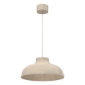 Suspension sur câble BASCA 1xE27/15W/230V beige