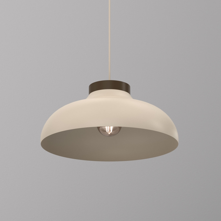 Suspension sur câble BASCA 1xE27/15W/230V beige/marron