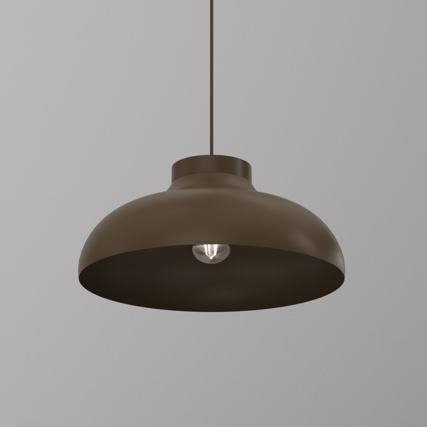 Suspension sur câble BASCA 1xE27/15W/230V marron