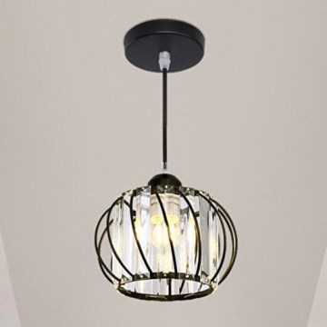 Suspension sur câble BELLA 1xE27/40W/230V noire