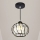 Suspension sur câble BELLA 1xE27/40W/230V noire