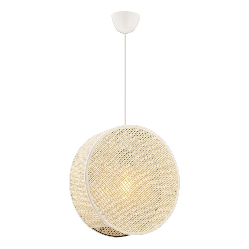 Suspension sur câble BIG DRUM 1xE27/60W/230V crème