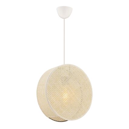 Suspension sur câble BIG DRUM 1xE27/60W/230V crème