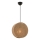 Suspension sur câble BIG DRUM 1xE27/60W/230V marron