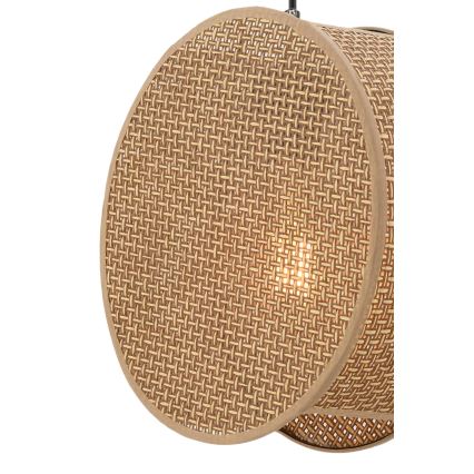 Suspension sur câble BIG DRUM 1xE27/60W/230V marron