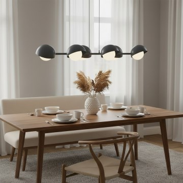 Suspension sur câble BOOM 6xG9/8W/230V noire