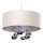 Suspension sur câble BUBBLE 1xE27/60W/230V Ø 40 cm beige