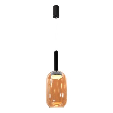 Suspension sur câble BUENO 1xGX53/9W/230V Ø 15 cm brun fumé