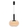 Suspension sur câble BUENO 1xGX53/9W/230V Ø 25 cm beige fumé