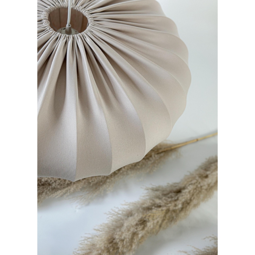 Suspension sur câble CAFEE 1xE27/40W/230V Ø 52 cm beige