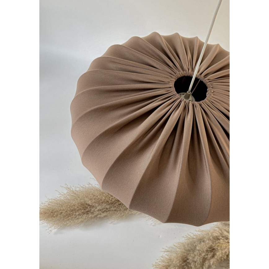 Suspension sur câble CAFEE 1xE27/40W/230V Ø 66 cm marron