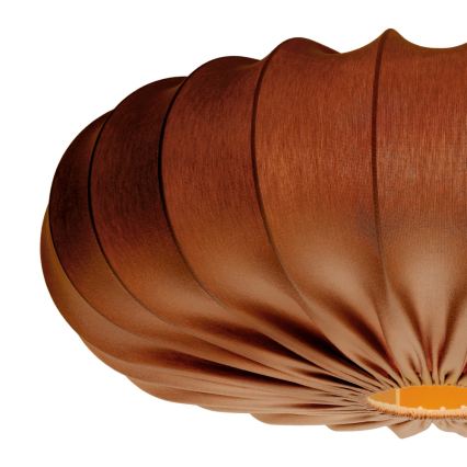 Suspension sur câble CAFEE 1xE27/40W/230V Ø 66 cm marron